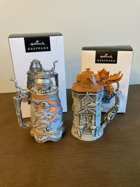 Hallmark Halloween 2022 and 2023 Hoppy Halloween ornaments